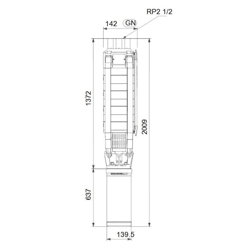 Насос Grundfos SP 17-18 (арт. 12A01918)