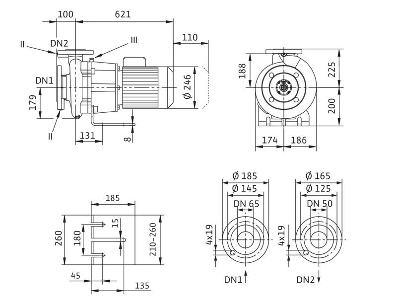 Насос Wilo BL 50/250-4/4 (арт. 2786284)