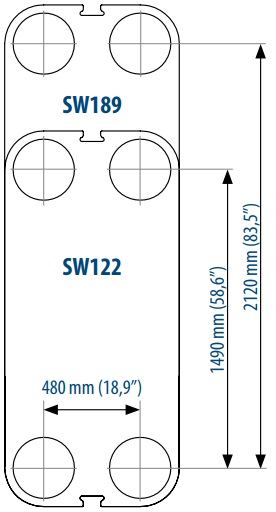 Теплообменник Sondex SW189