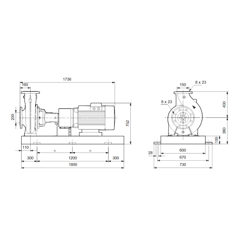Насос Grundfos NK 150-315/310 A2-F-A-E-BAQE (арт. 97830530)