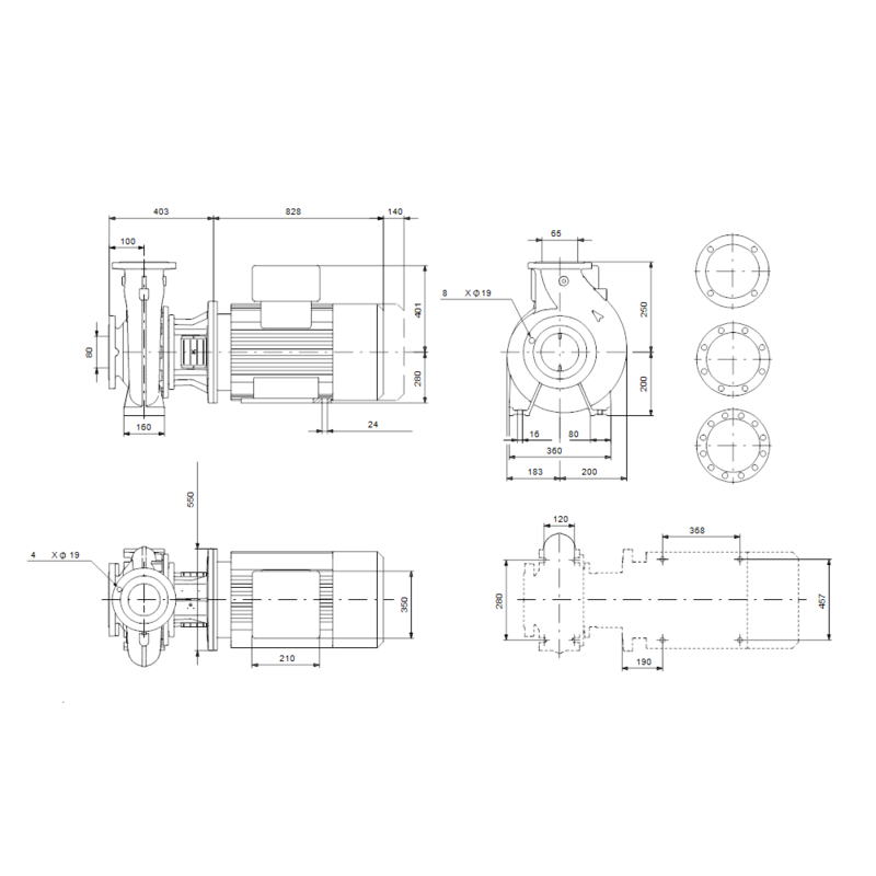 Насос Grundfos NB 65-250/270 AF2ABAQE (арт. 99533594)