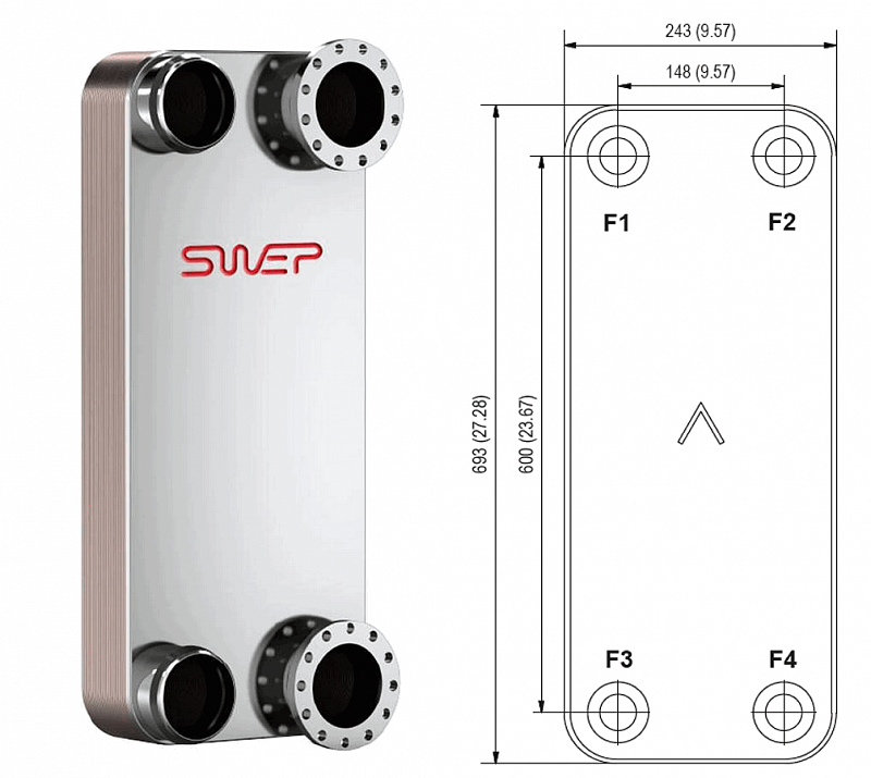 Теплообменник Swep B57