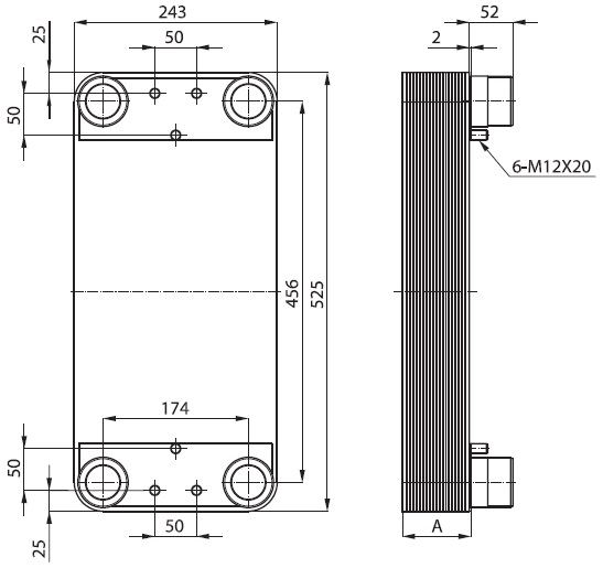 Теплообменник Danfoss XB 61