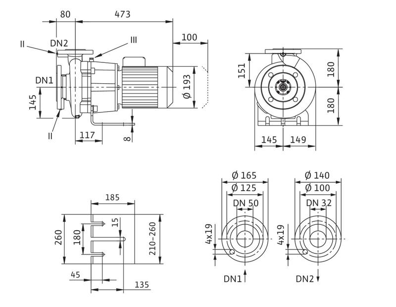 Насос Wilo BL 32/220-1,5/4 (арт. 2786255)