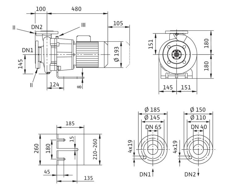 Насос Wilo BL 40/210-1,5/4 (арт. 2786260)