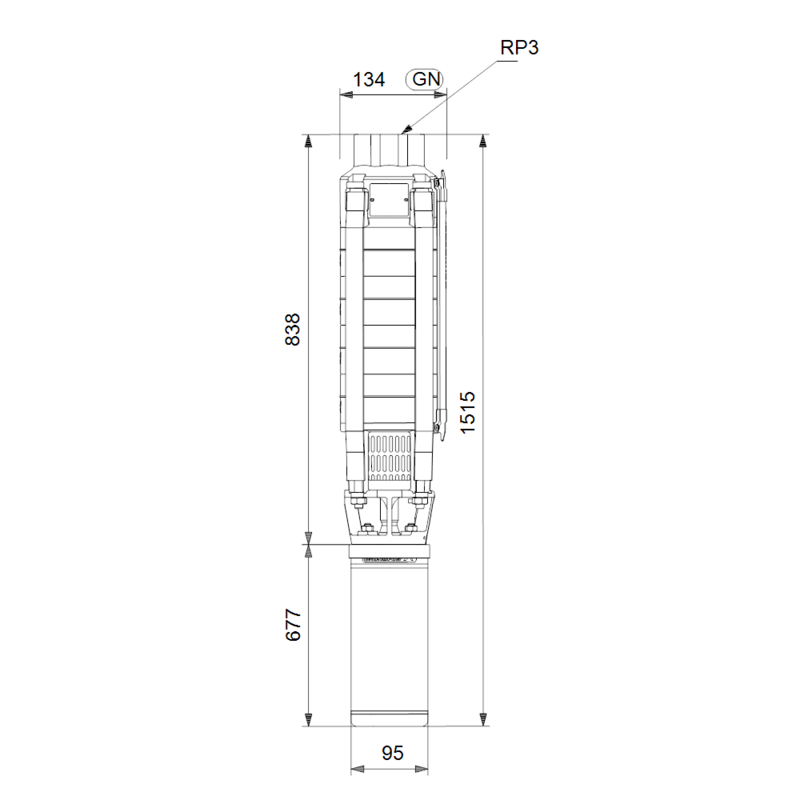 Насос Grundfos SP 30-6N (арт. 13C01906)
