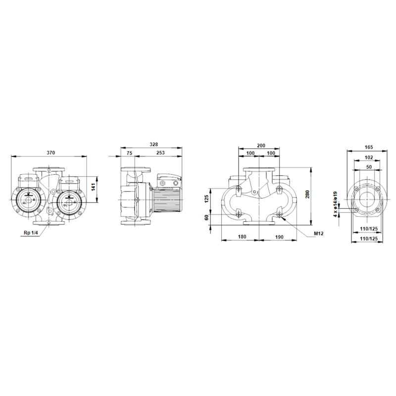 Насос Grundfos UPSD 50-60/2 F (арт. 96408919)