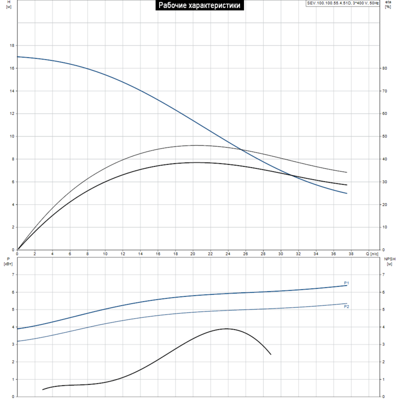 Насос Grundfos SEV.100.100.55.4.51D (арт. 96047941)