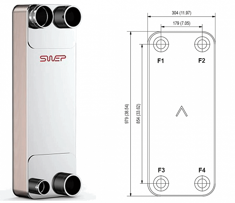 Теплообменник Swep B500T