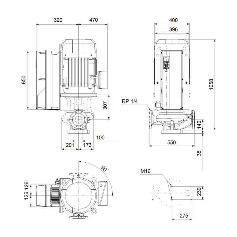 Насос Grundfos TPE 100-480/2 NC-A-F-A-BQQE-RX1 (арт. 99473943)