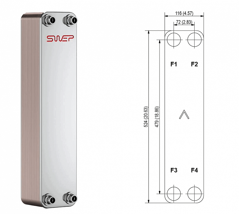 Теплообменник Swep B25
