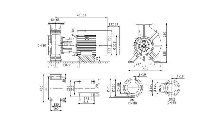 Насос Wilo BL 65/295-7,5/4 (арт. 2457592)