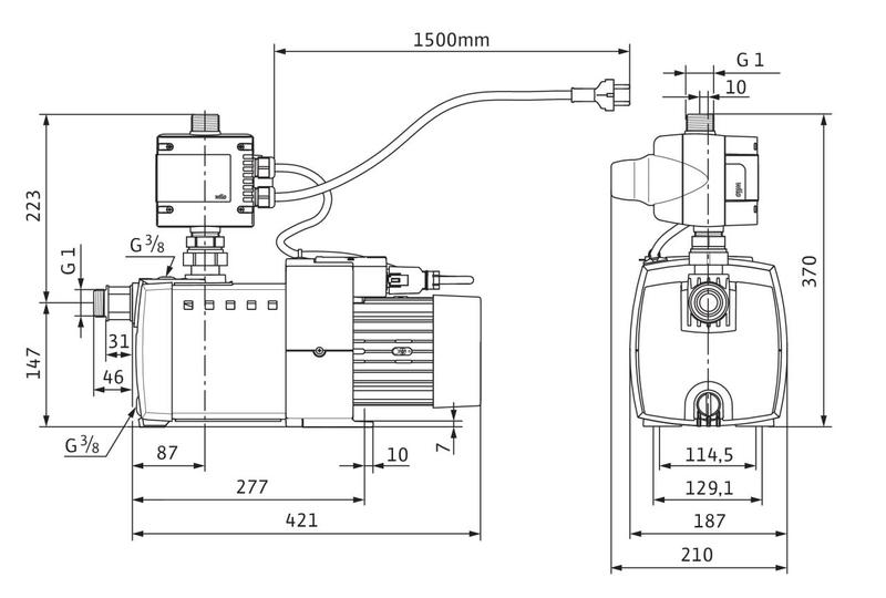 Насосная станция Wilo HIMULTI 3 C 1-24 P (арт. 2543599)