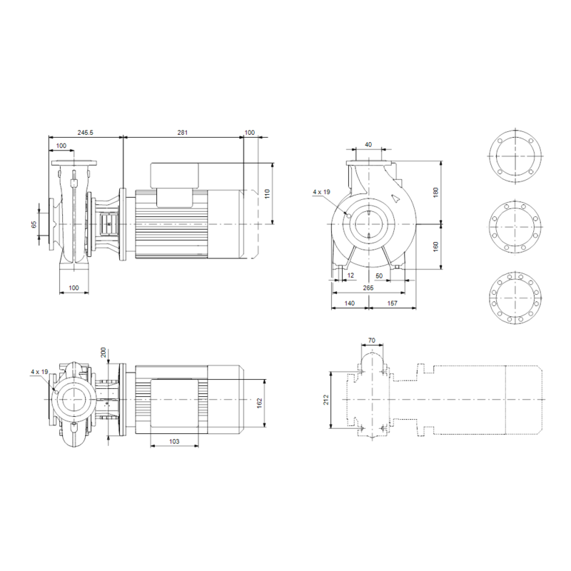 Насос Grundfos NB 40-200/177 A-F2-A-E-BQQE (арт. 98979001)