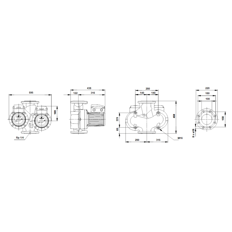 Насос Grundfos UPSD 100-30 F (арт. 96402524)
