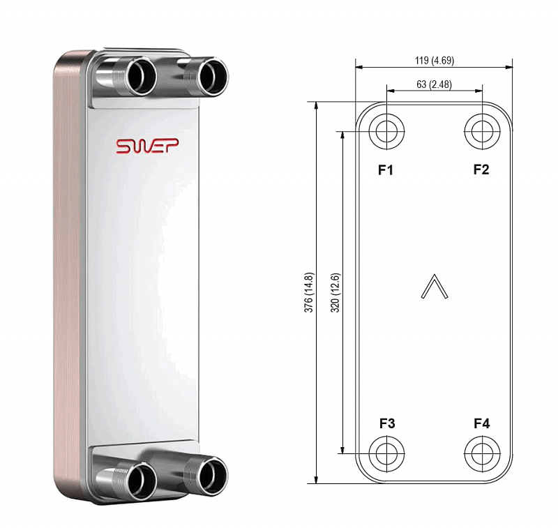 Теплообменник Swep E5T