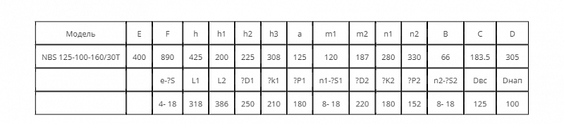 Моноблочный насос Wellmix NBS125-100-160/30T_380_BQCE (арт. 27019955)