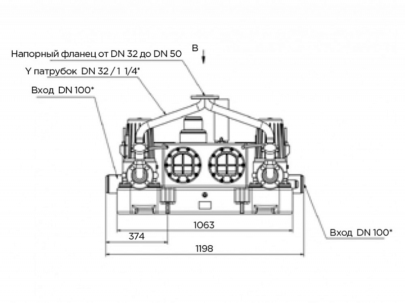 Канализационная насосная станция SFA Sanicubic 2 GR SE71.4 T