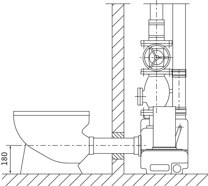 Насосная станция Wilo DRAINLIFT S1/6M (арт. 2544860)