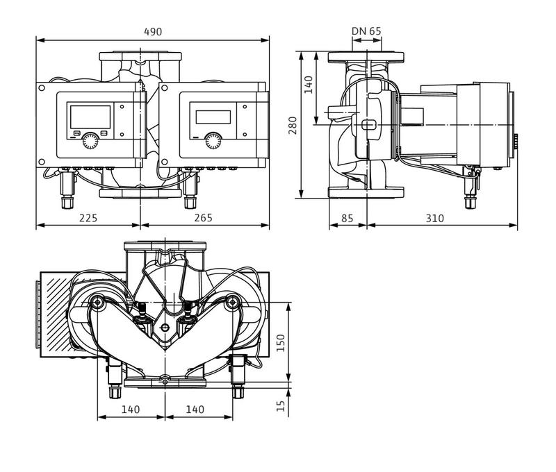 Насос Wilo STRATOS MAXO-D 65/0,5-6 PN16 (арт. 2186301)