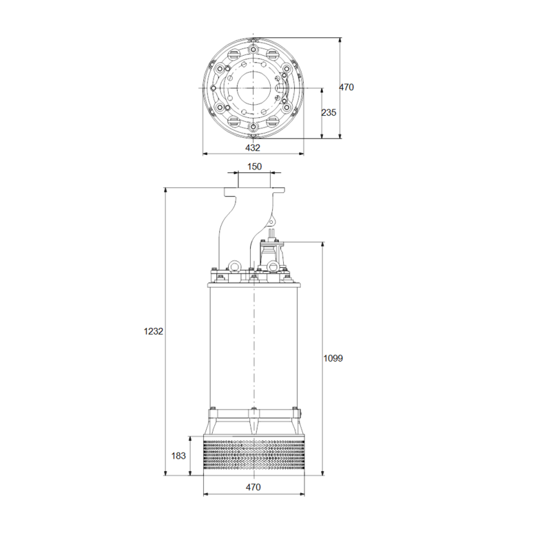 Насос Grundfos DWK.E.10.150.220.5.1D (арт. 96922668)