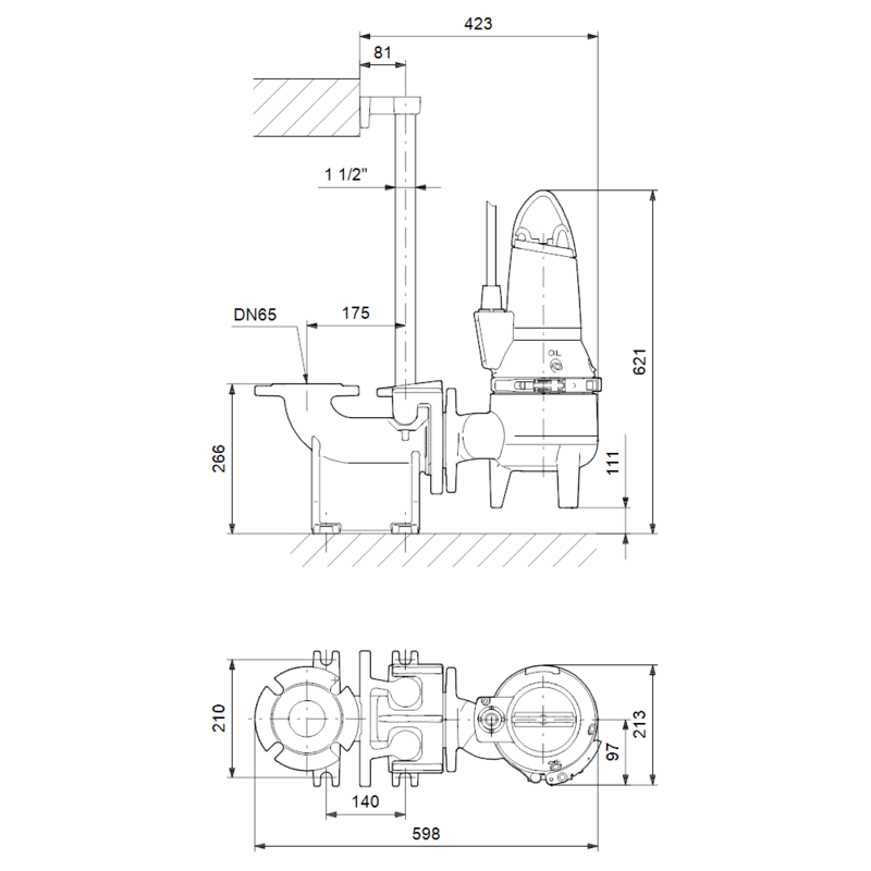 Насос Grundfos SLV.65.65.11.EX.2.50B (арт. 96106578)
