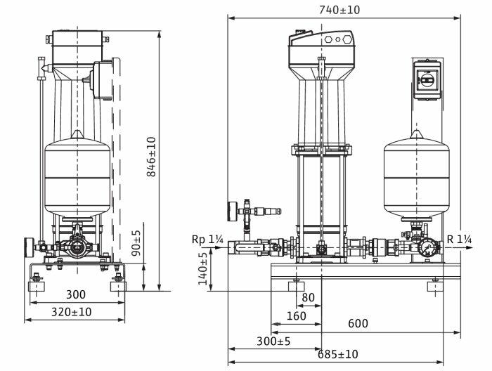 Насосная станция Wilo SIBOOST SMART 1MVISE410 (арт. 2451705)