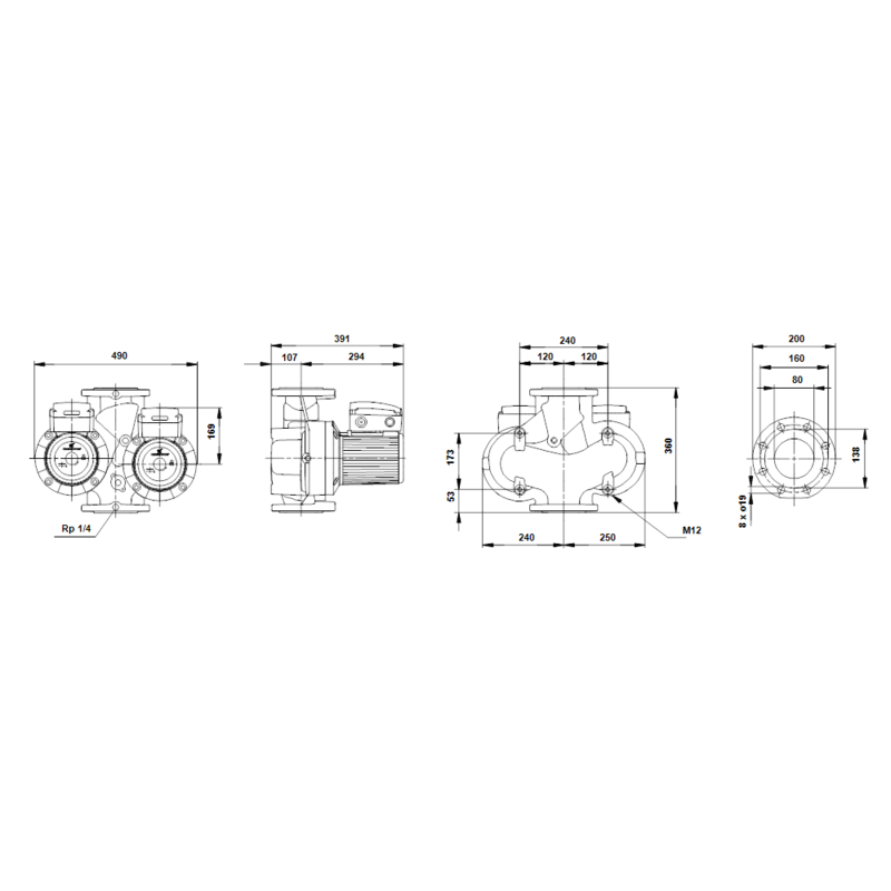 Насос Grundfos UPSD 80-60 F (арт. 96408951)