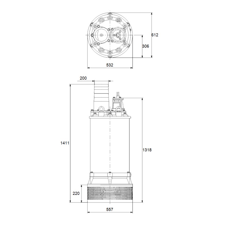 Насос Grundfos DWK.E.10.200.370.5.1D.R (арт. 96922752)