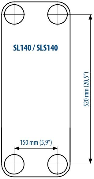Теплообменник пластинчатый паяный Sondex SL140 / SLS140