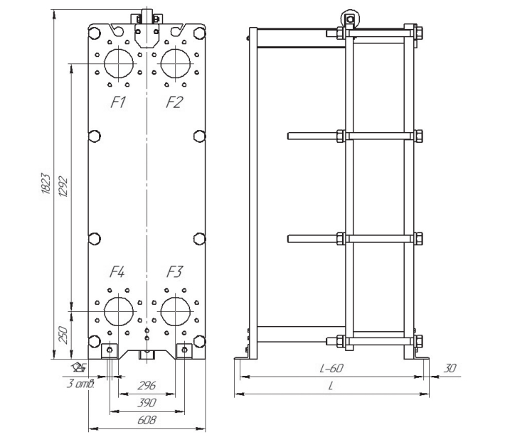 Пластинчатый теплообменник CLEVER CLH150M
