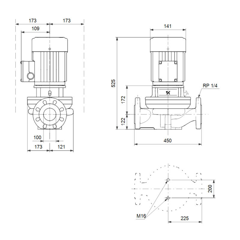 Насос Grundfos TP 100-30/4 B A-F-Z-BQBE (арт. 99221849)