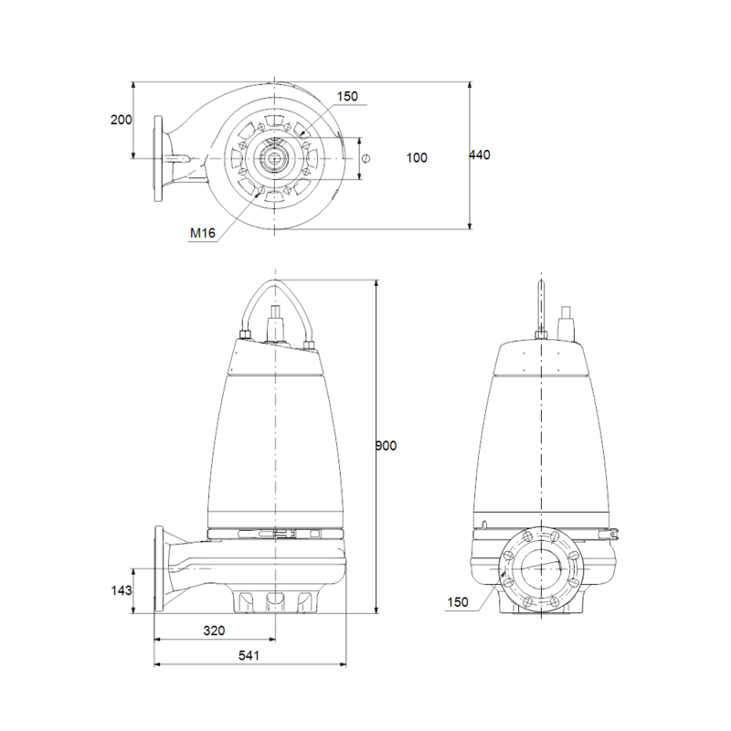 Насос Grundfos SE1.100.150.40.A.EX.4.51D.B (арт. 96177694)