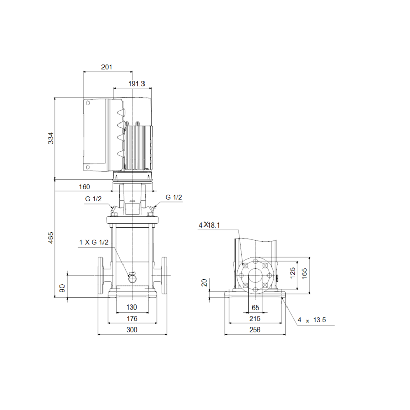 Насос Grundfos CRE 15-3 N-F-A-E-HQQE (арт. 99071530)