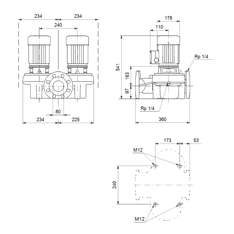 Насос Grundfos TPD 80-120/2 A-F-A-BQBE (арт. 99222229)