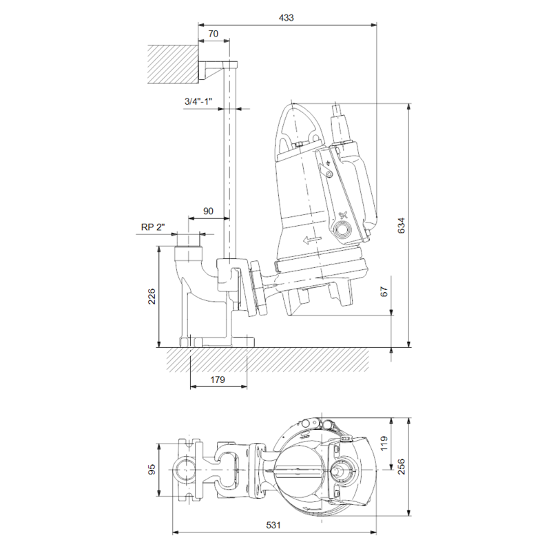 Насос Grundfos SEG.50.26.E.2.50B (арт. 99274434)