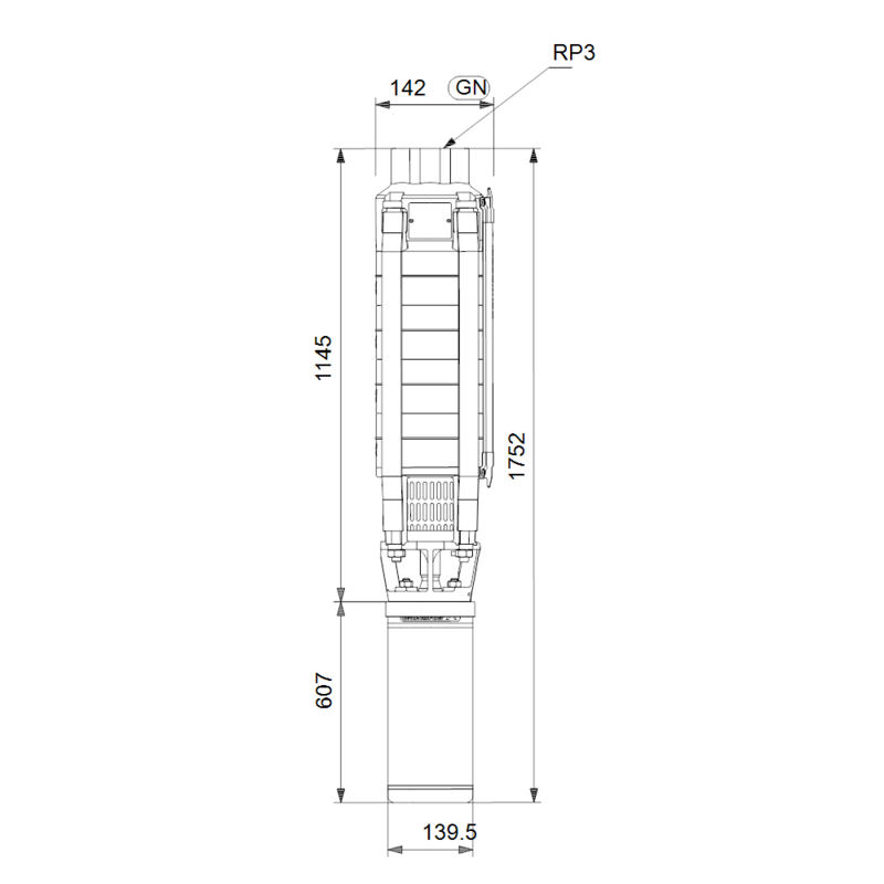 Насос Grundfos SP 30-9 (арт. 13A01909)