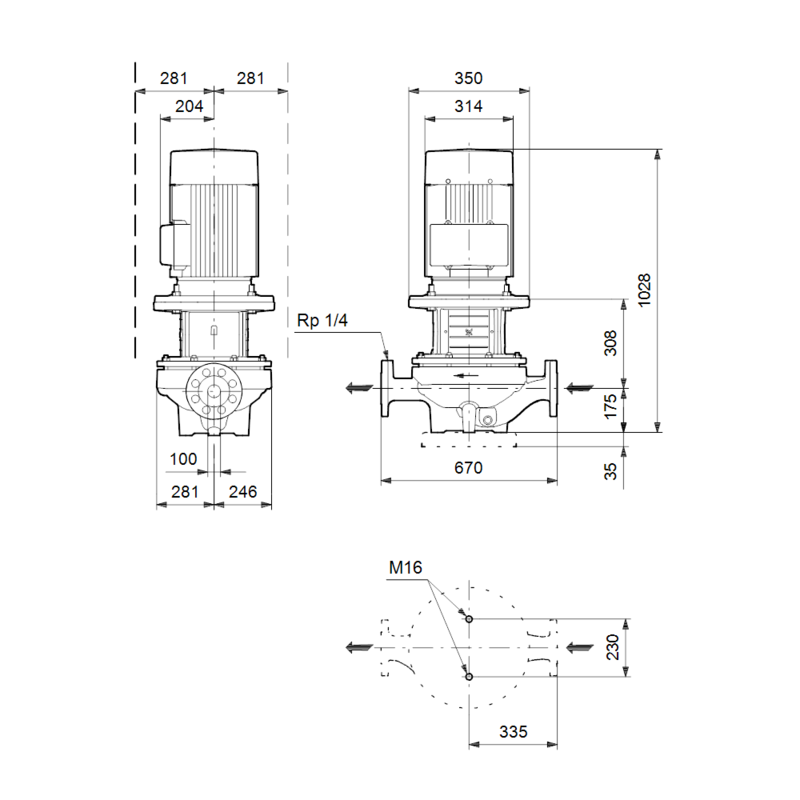 Насос Grundfos TP 100-250/4 A3-F-O-DAQF (арт. 99087212)
