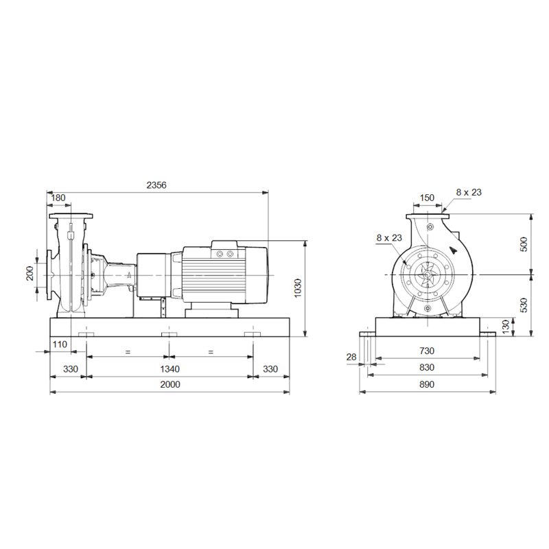 Насос Grundfos NK 150-500/459 A2-F-A-E-BAQE (арт. 97830539)