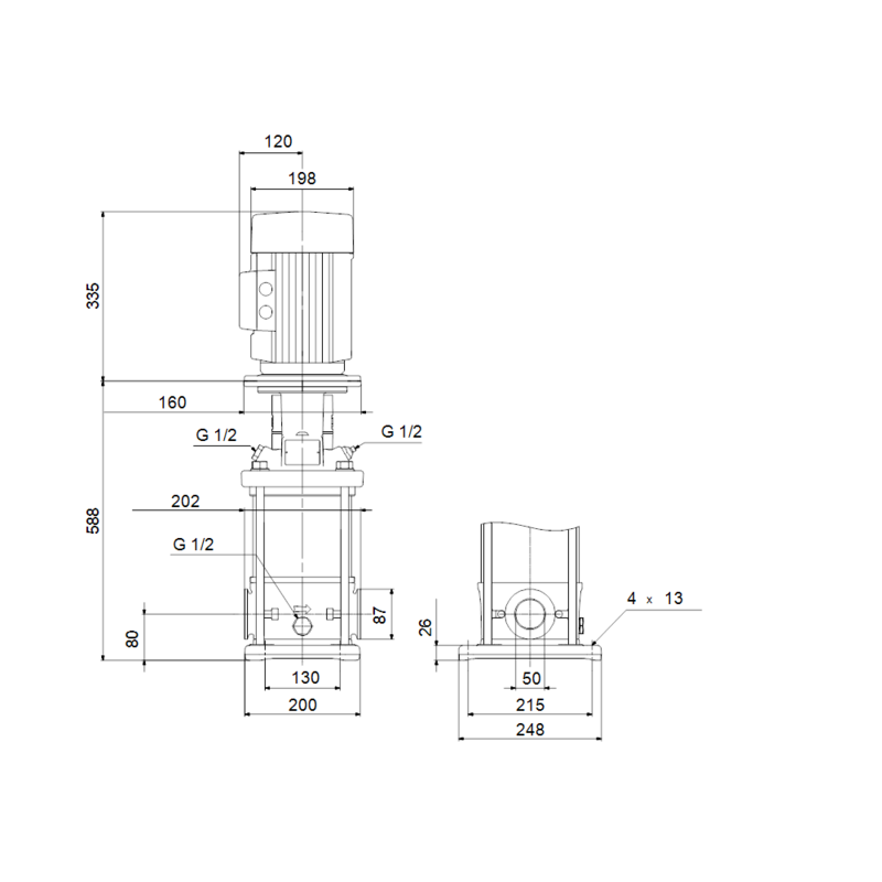 Насос Grundfos CRN 10-9 A-CA-A-V-HQQV (арт. 96501407)
