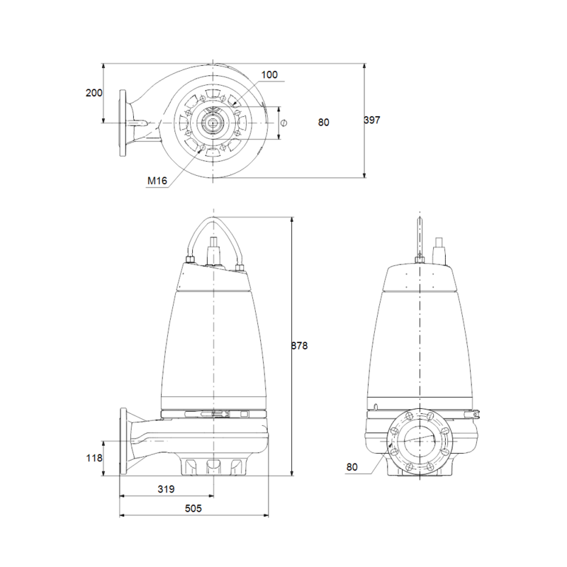 Насос Grundfos SE1.80.80.40.EX.4.51D.B (арт. 96047601)