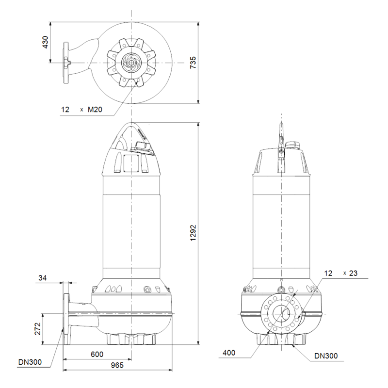 Насос Grundfos SL1.160.300.110.6.52E.S.N.51D (арт. 98179840)