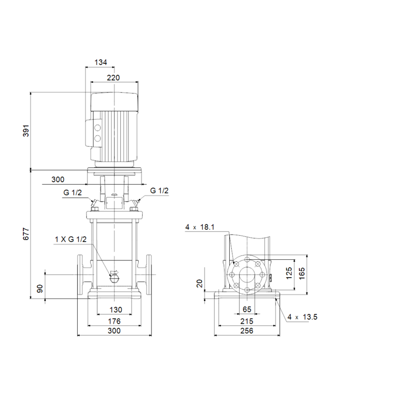 Насос Grundfos CR 15-7 A-F-A-E-HQQE (арт. 96501898)