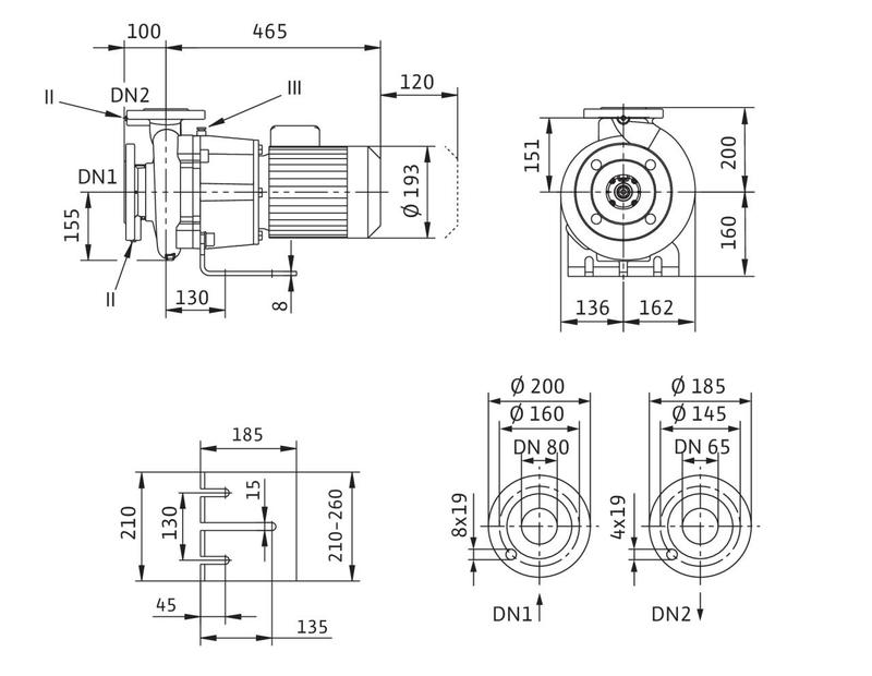Насос Wilo BL 65/150-1,1/4 (арт. 2786288)
